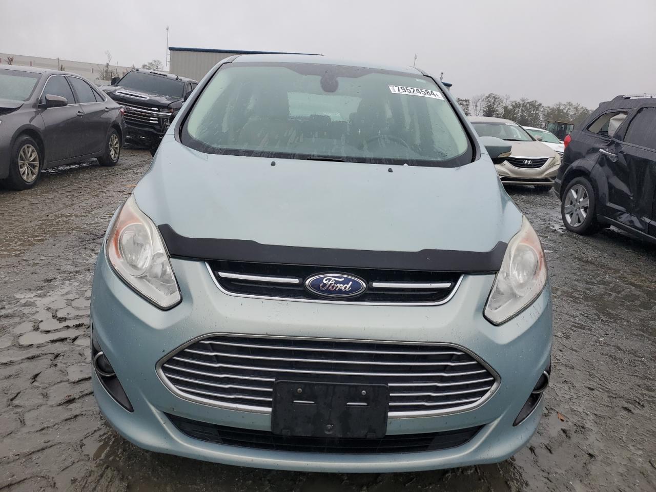 2014 Ford C-MAX VIN 1FADP5CU5EL502832 Copart auction photo, side / front end damage thumbnail 5