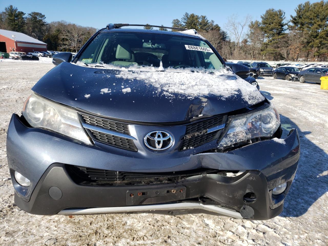 2013 Toyota RAV 4 VIN 2T3DFREVXDW086556 Copart auction photo, front end / rear end damage thumbnail 5