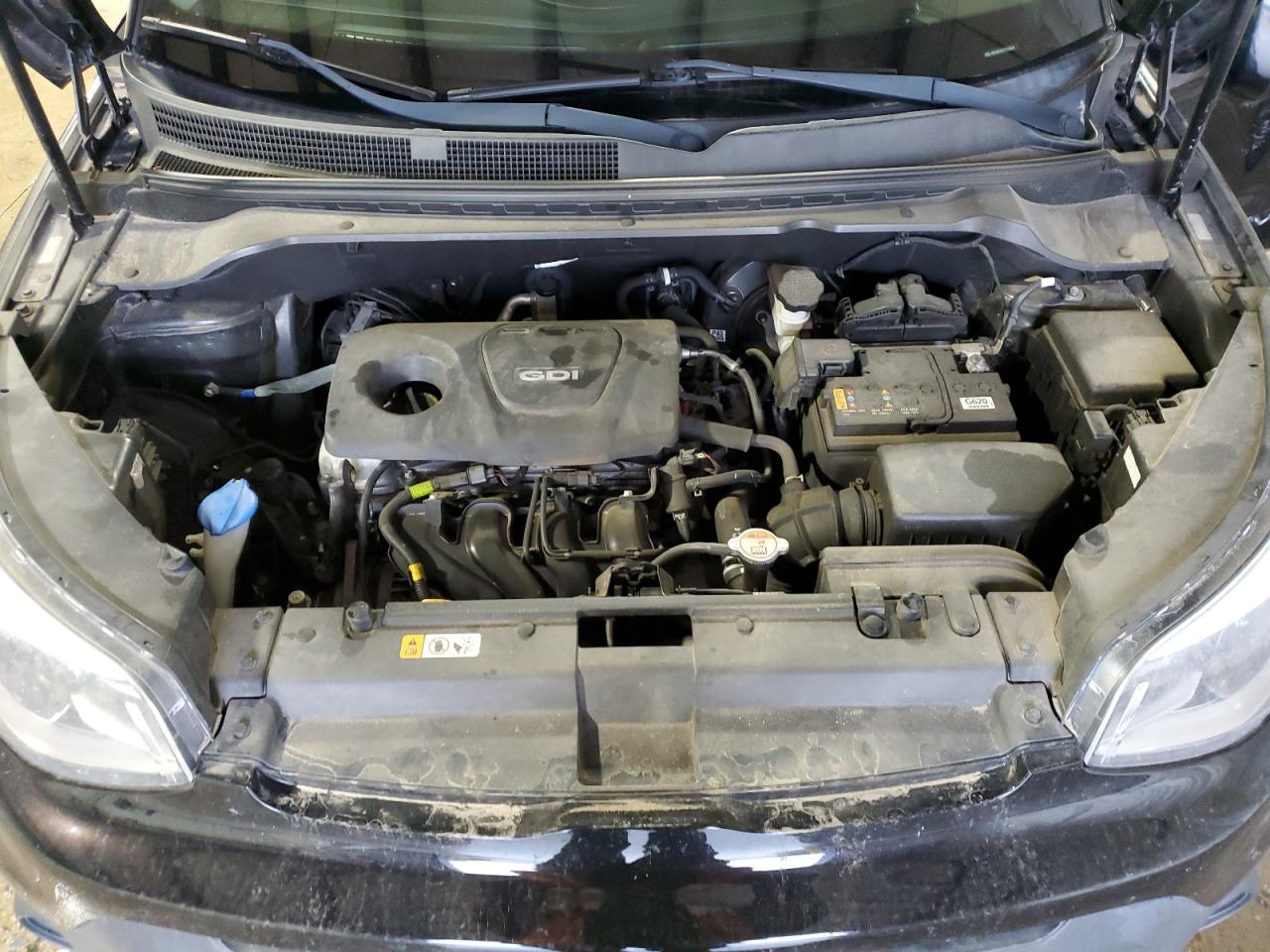 2018 KIA Soul VIN KNDJN2A27J7553609 Copart auction photo, side / front end damage thumbnail 12