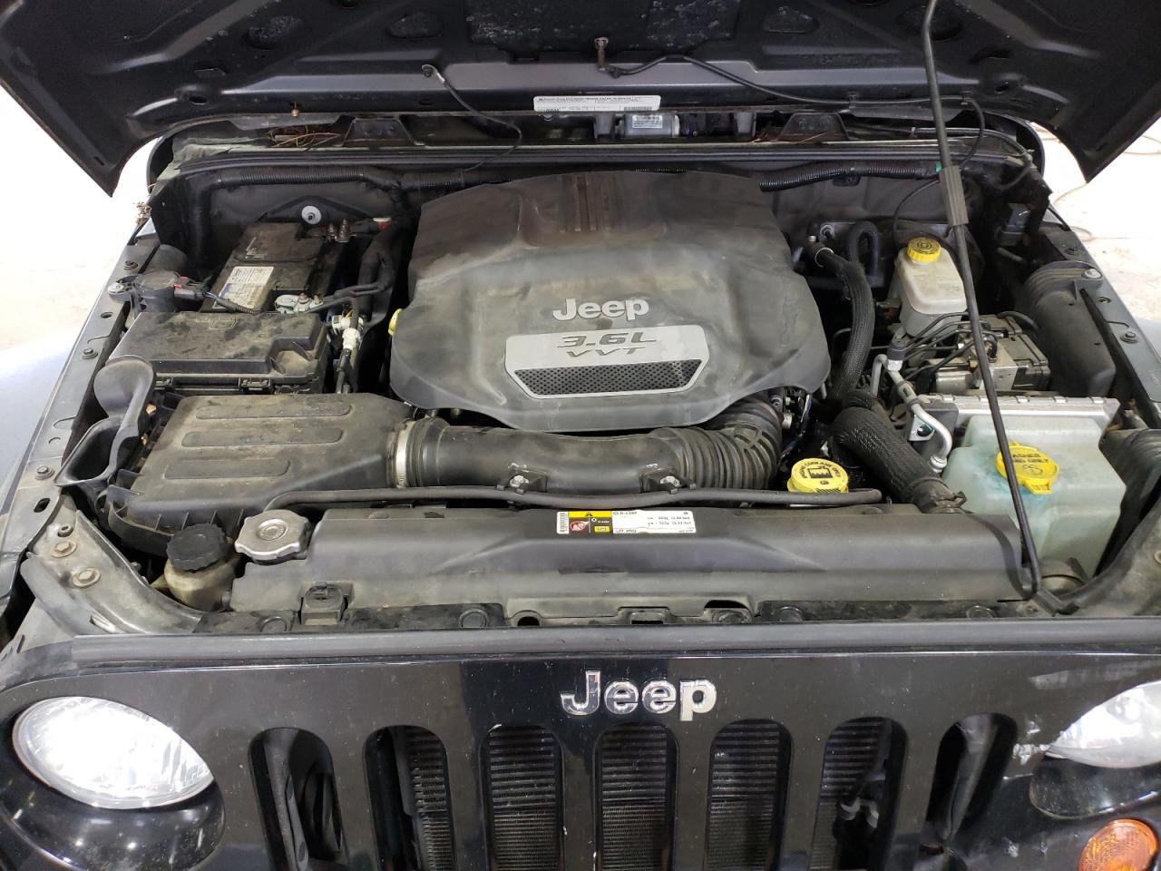 2012 Jeep Wrangler VIN 1C4AJWAG0CL232861 Copart auction photo, front end damage thumbnail 11