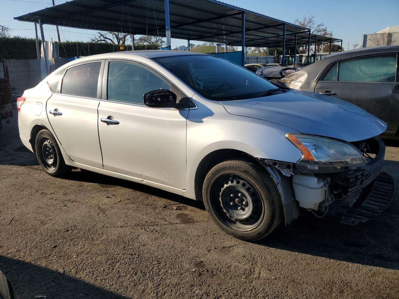 2014 Nissan Sentra VIN 3N1AB7AP9EY208526 Copart auction photo, front end damage thumbnail 4
