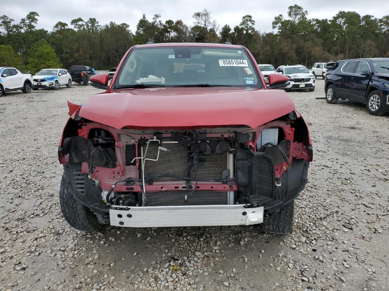 2024 Toyota 4Runner VIN JTEFU5JR6R5308939 Copart auction photo, front end / side damage thumbnail 5
