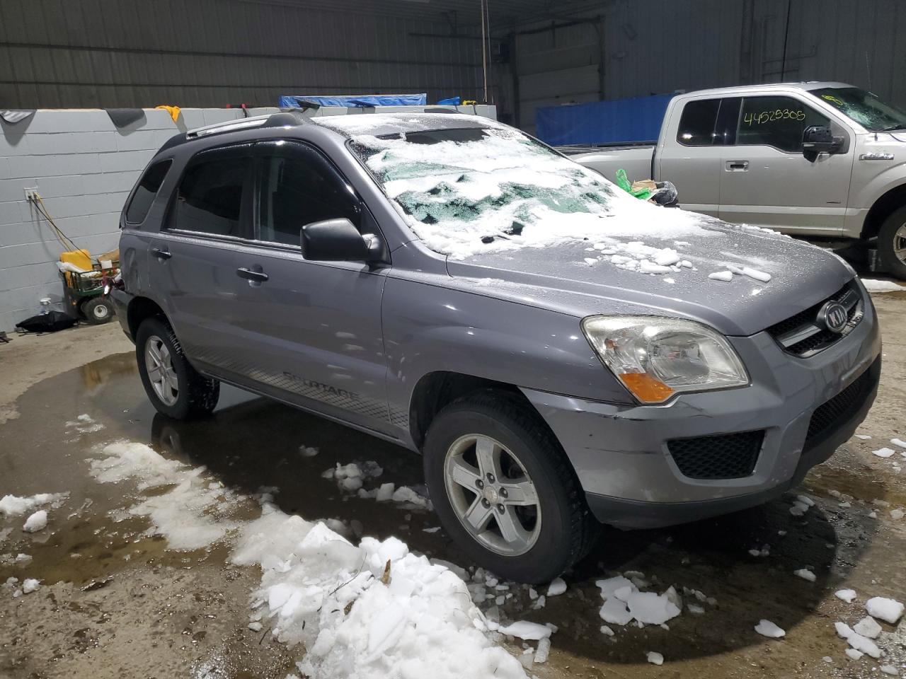 2009 KIA Sportage VIN KNDJE723797593947 Copart auction photo, rear end / side damage thumbnail 4