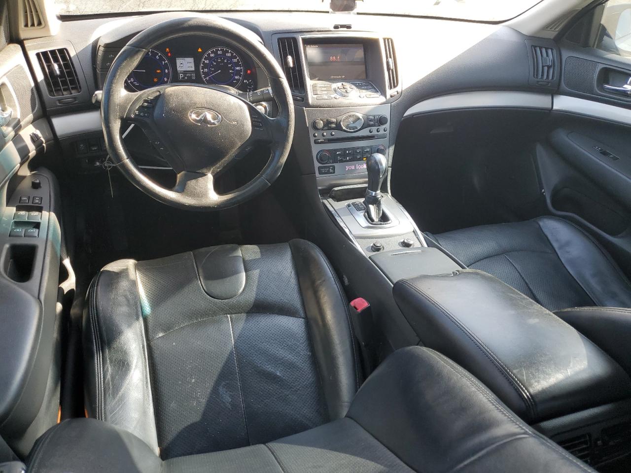 2013 Infiniti G VIN JN1CV6APXDM306573 Copart auction photo, front end damage thumbnail 8
