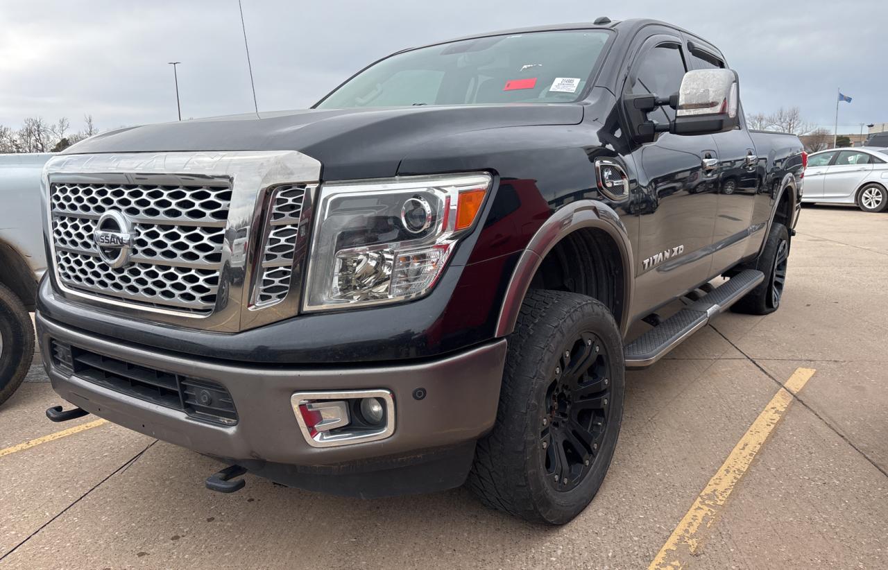2016 Nissan Titan VIN 1N6BA1F48GN502836 Copart auction photo, minor dent/scratches / normal wear damage thumbnail 2