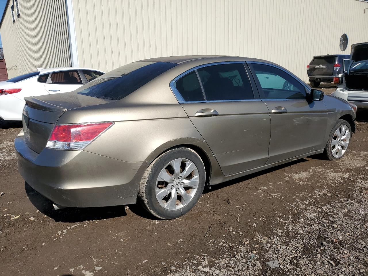 2010 Honda Accord VIN 1HGCP2F72AA165327 Copart auction photo, front end / rear end damage thumbnail 3