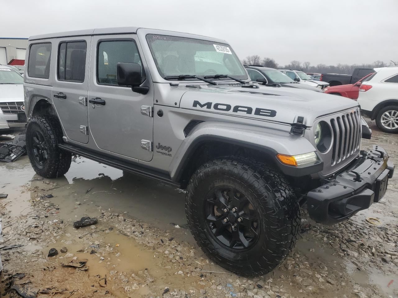 2019 Jeep Wrangler VIN 1C4HJXEG7KW517018 Copart auction photo, rear end damage thumbnail 4