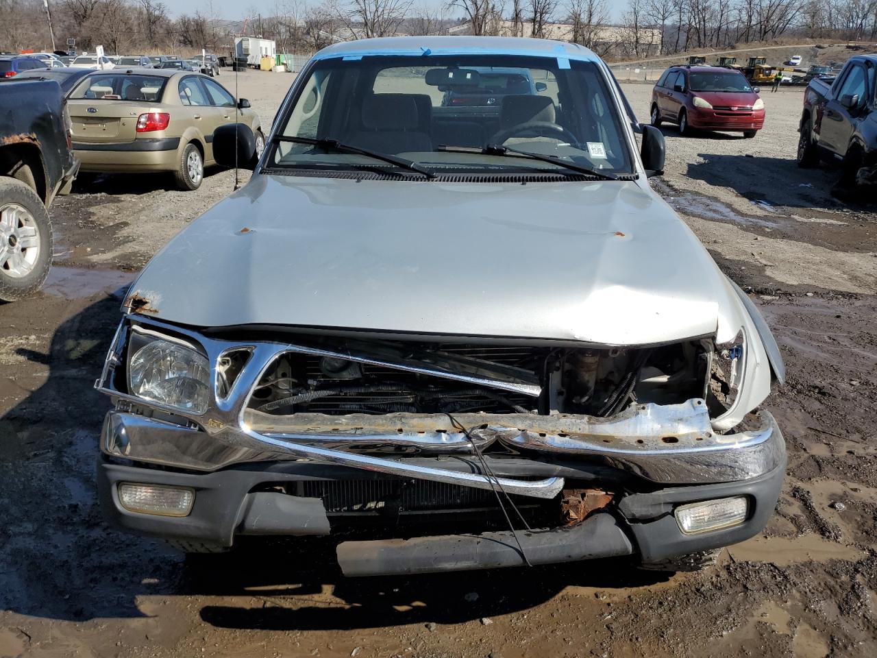 2003 Toyota Tacoma VIN 5TEHN72N93Z284044 Copart auction photo, front end / side damage thumbnail 5