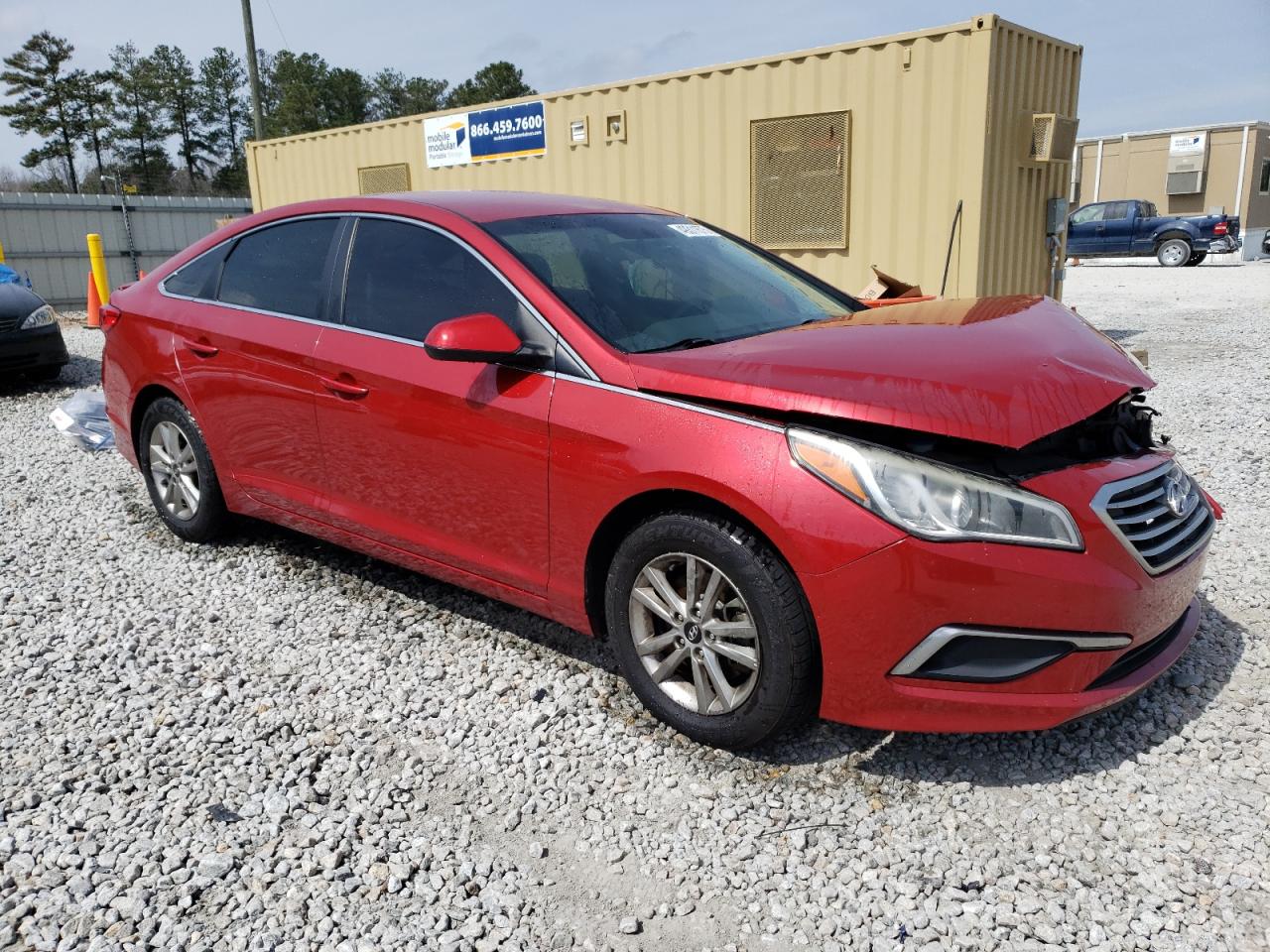 2017 Hyundai Sonata VIN 5NPE24AF7HH533682 Copart auction photo, front end damage thumbnail 4