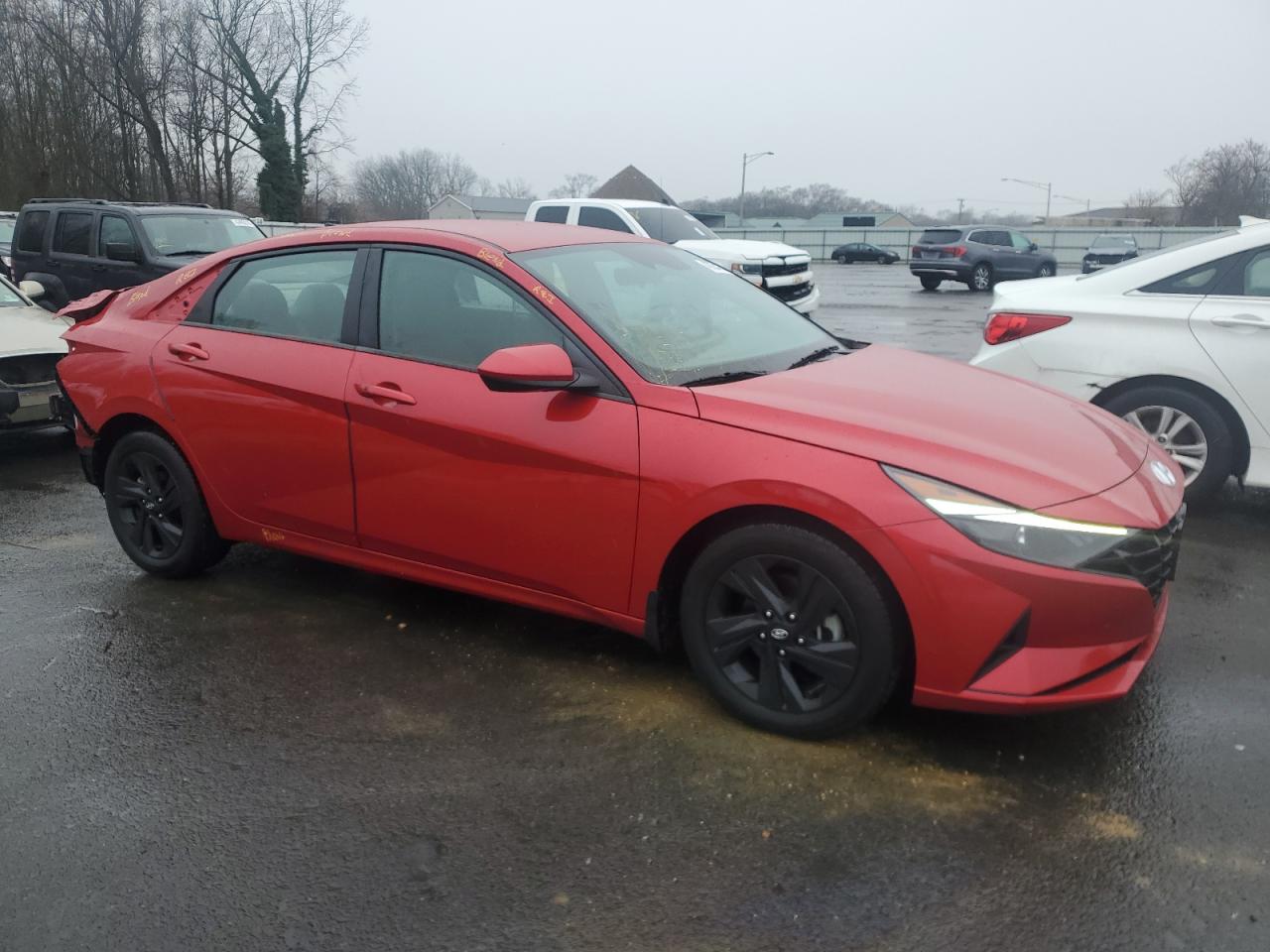 2022 Hyundai Elantra VIN 5NPLM4AG2NH086118 Copart auction photo, rear end damage thumbnail 4
