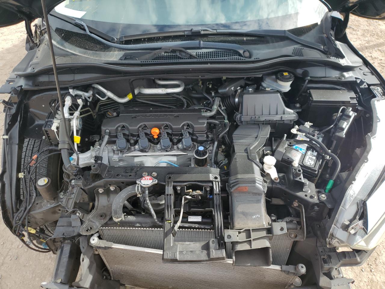 2020 Honda HR-V VIN 3CZRU5H35LM718226 Copart auction photo, front end / side damage thumbnail 12
