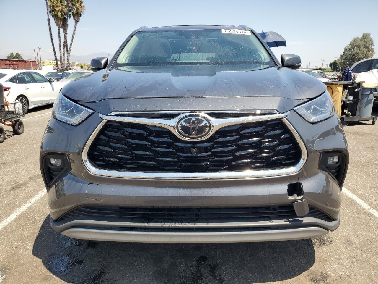 2021 Toyota Highlander VIN 5TDFZRAH1MS037800 Copart auction photo, all over damage thumbnail 5