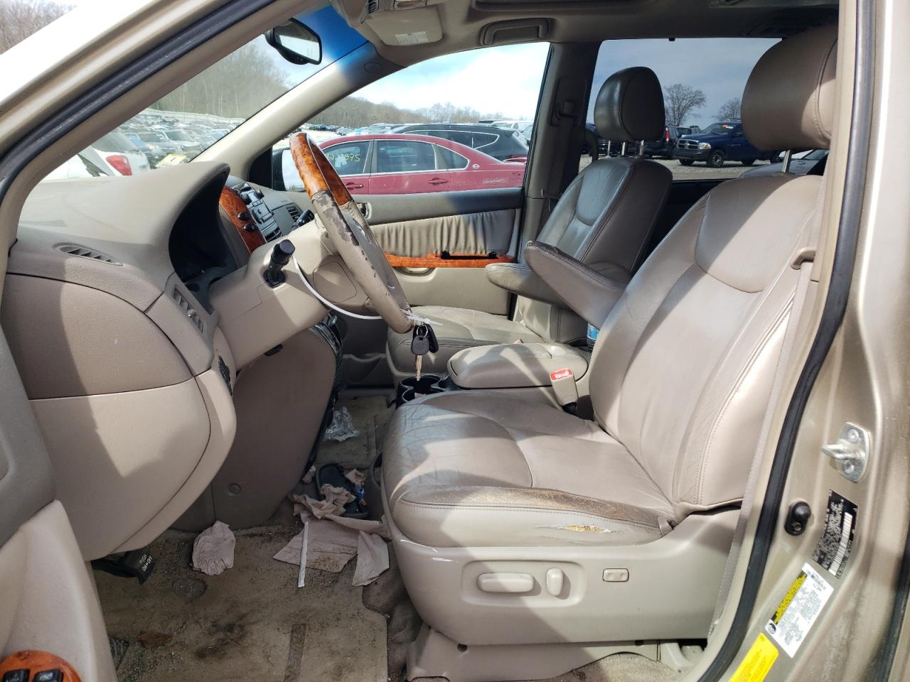2006 Toyota Sienna VIN 5TDZA22CX6S406607 Copart auction photo, front end damage thumbnail 7