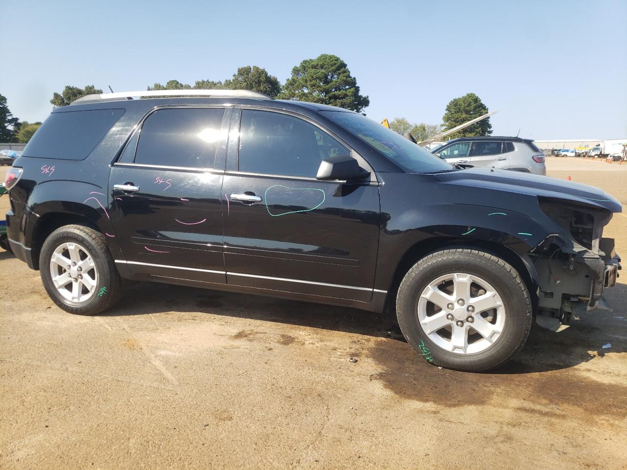 2016 GMC Acadia VIN 1GKKVPKD6GJ248684 Copart auction photo, front end / side damage thumbnail 4