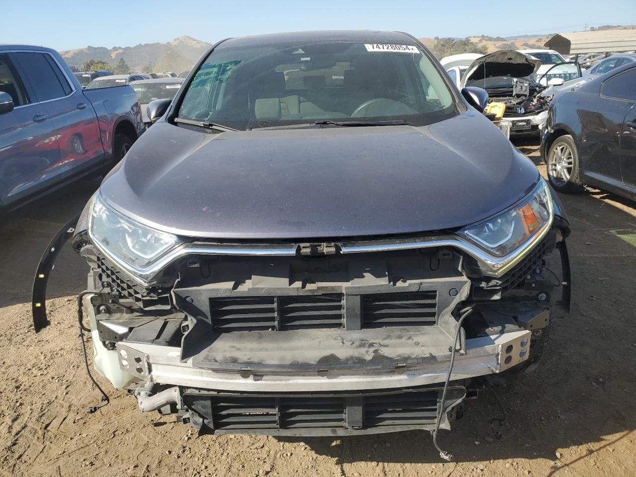 2017 Honda CR-V VIN 7FARW1H53HE011880 Copart auction photo, mechanical / front end damage thumbnail 5