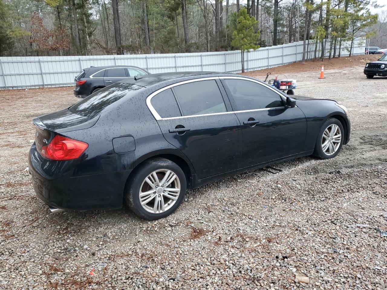 2012 Infiniti G VIN JN1CV6AR8CM974016 Copart auction photo, front end damage thumbnail 3