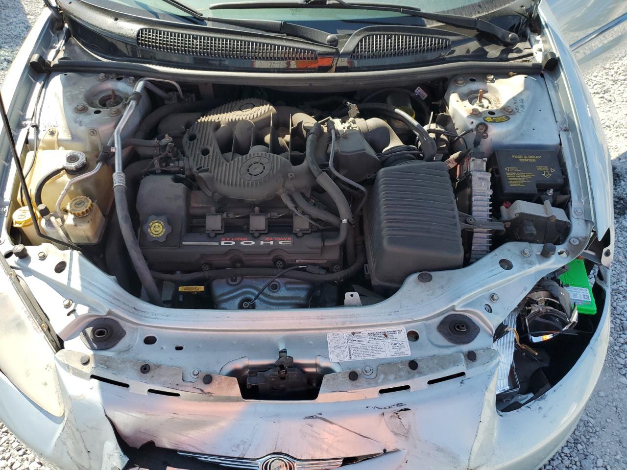 2002 Chrysler Sebring VIN 1C3EL65R62N187018 Copart auction photo, front end damage thumbnail 11