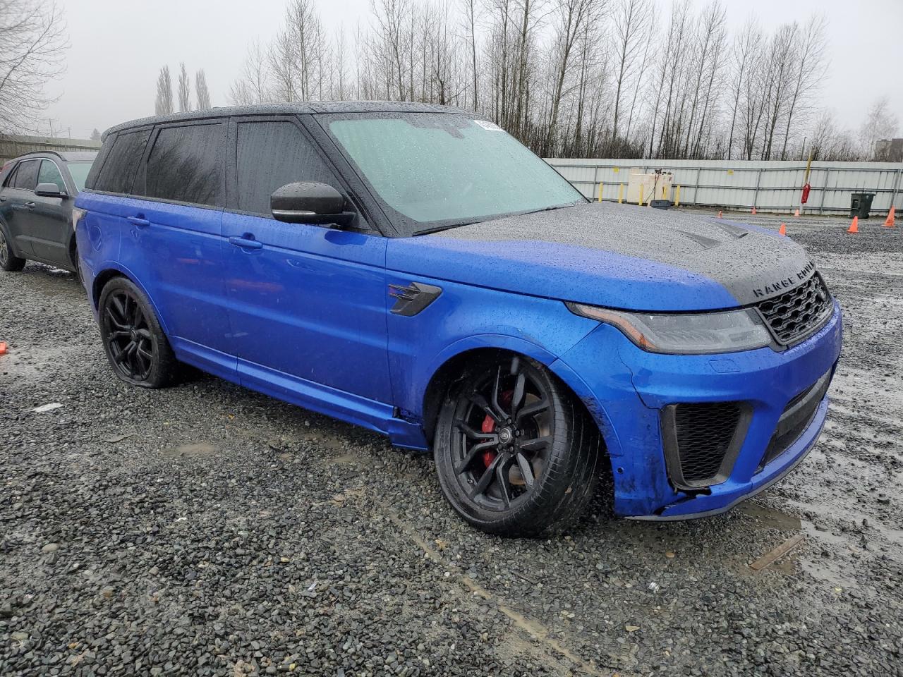 2019 Land Rover Range Rover VIN SALWZ2SE2KA814838 Copart auction photo, front end / side damage thumbnail 4