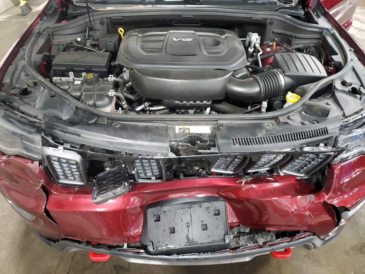 2017 Jeep Grand Cherokee VIN 1C4RJFLG8HC946793 Copart auction photo, front end damage thumbnail 13