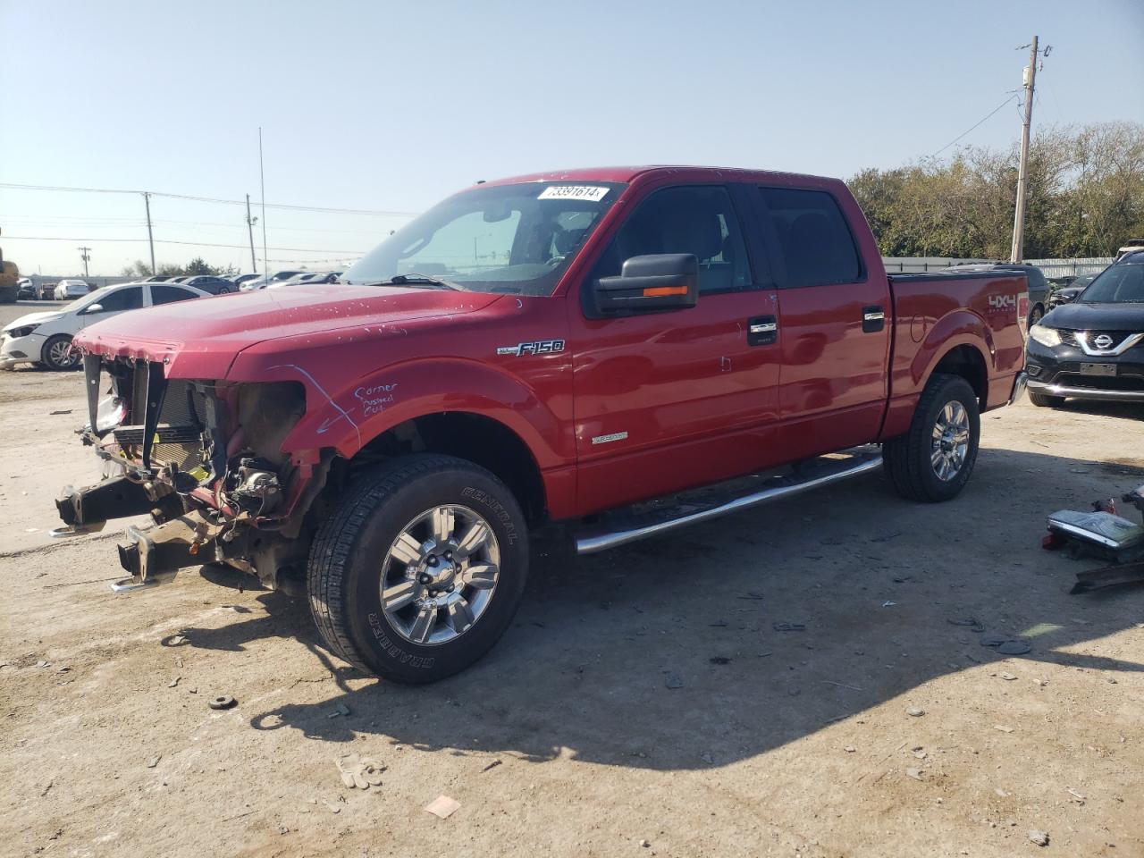 2012 Ford F-150 VIN 1FTFW1ET9CKD23327