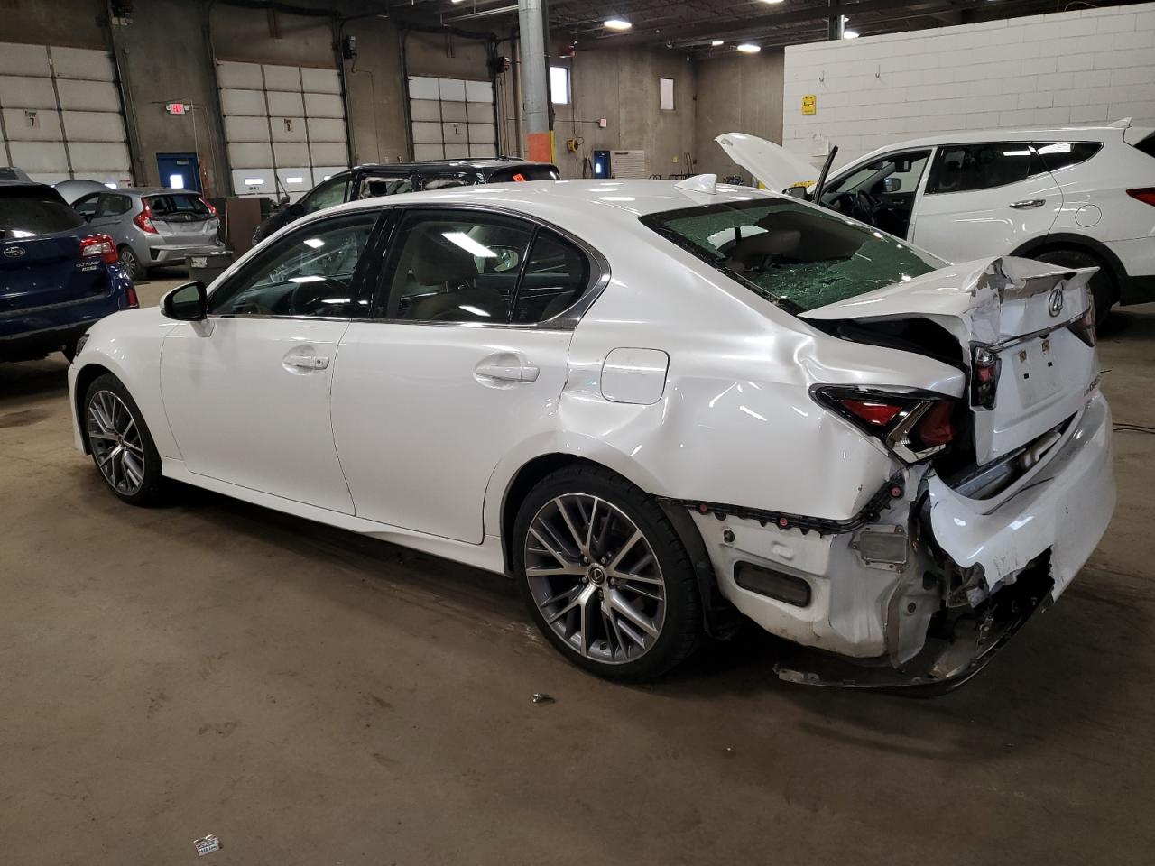 2019 Lexus GS VIN JTHCZ1BLXKA011566 Copart auction photo, rear end / side damage thumbnail 2
