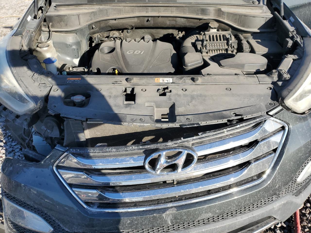 2013 Hyundai Santa Fe VIN 5XYZU3LB4DG074130 Copart auction photo, front end damage thumbnail 12