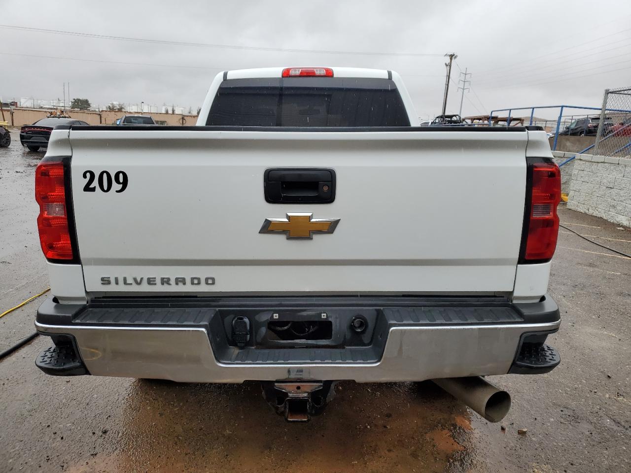 2017 Chevrolet Silverado VIN 1GC1KUEY1HF194308 Copart auction photo, front end / side damage thumbnail 6