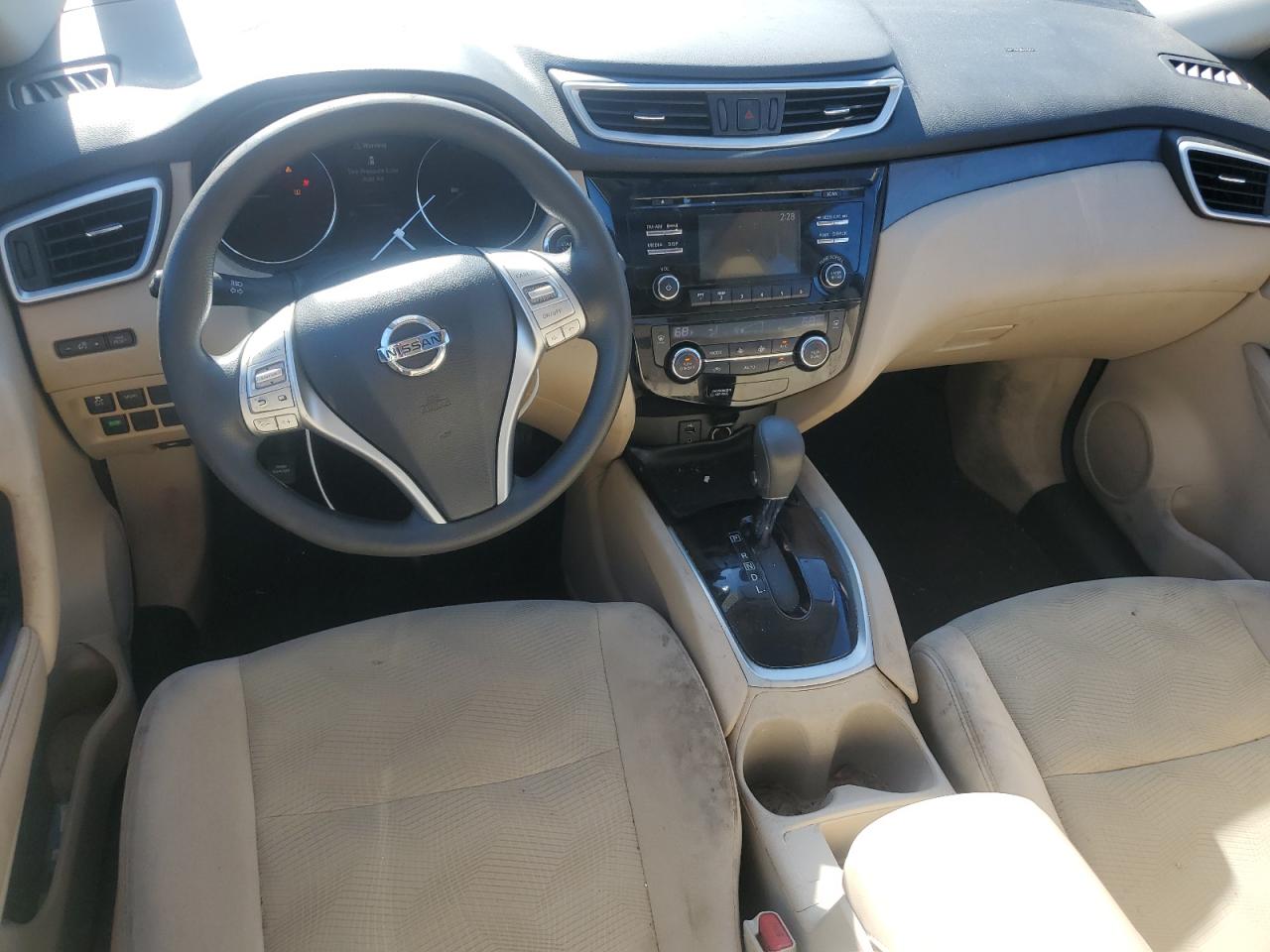 2016 Nissan Rogue VIN 5N1AT2MT8GC809293 Copart auction photo, side / rear end damage thumbnail 8