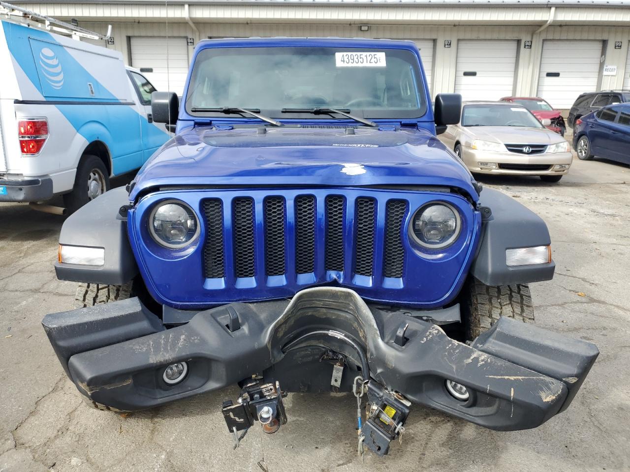2018 Jeep Wrangler VIN 1C4HJXDG3JW280432 Copart auction photo, front end damage thumbnail 5