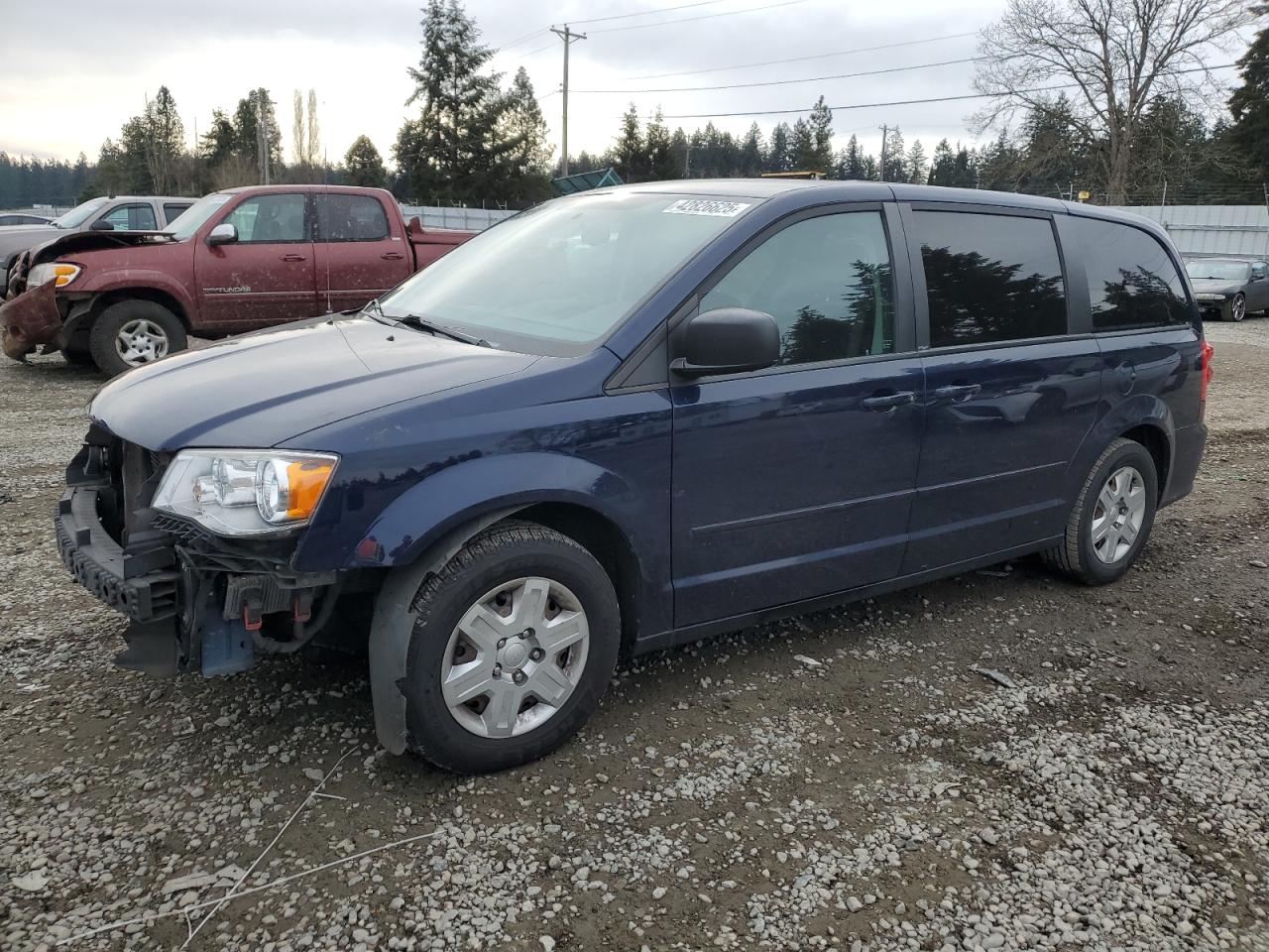 2012 Dodge Caravan VIN 2C4RDGBG7CR407516