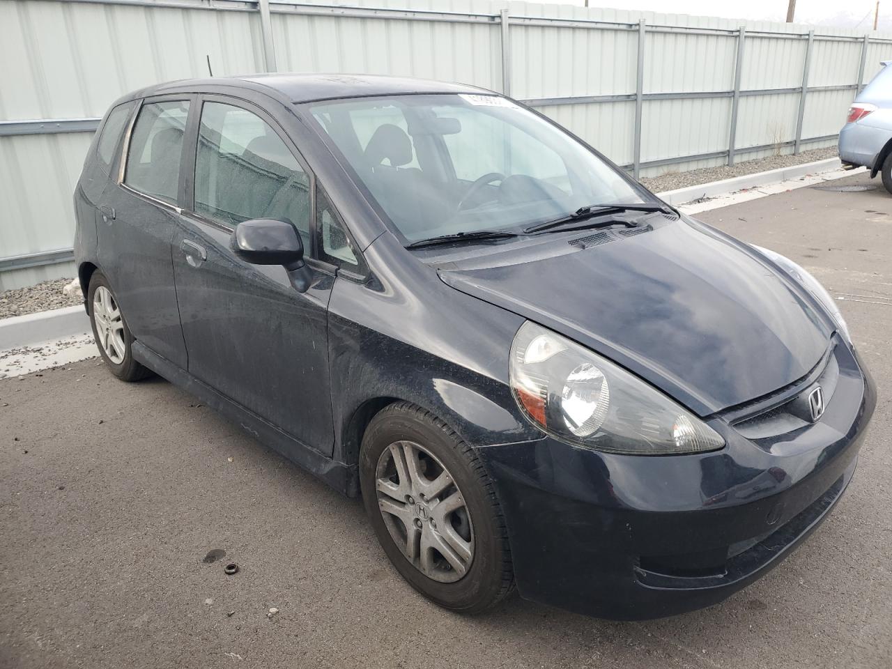 2008 Honda Fit VIN JHMGD38608S072294 Copart auction photo, vandalism damage thumbnail 4
