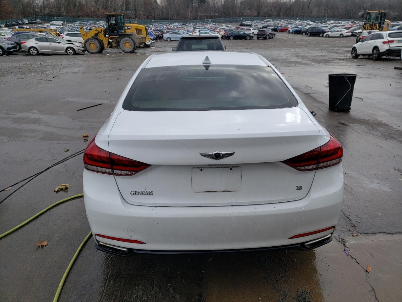 2016 Hyundai Genesis VIN KMHGN4JE6GU121941 Copart auction photo, undercarriage damage thumbnail 6