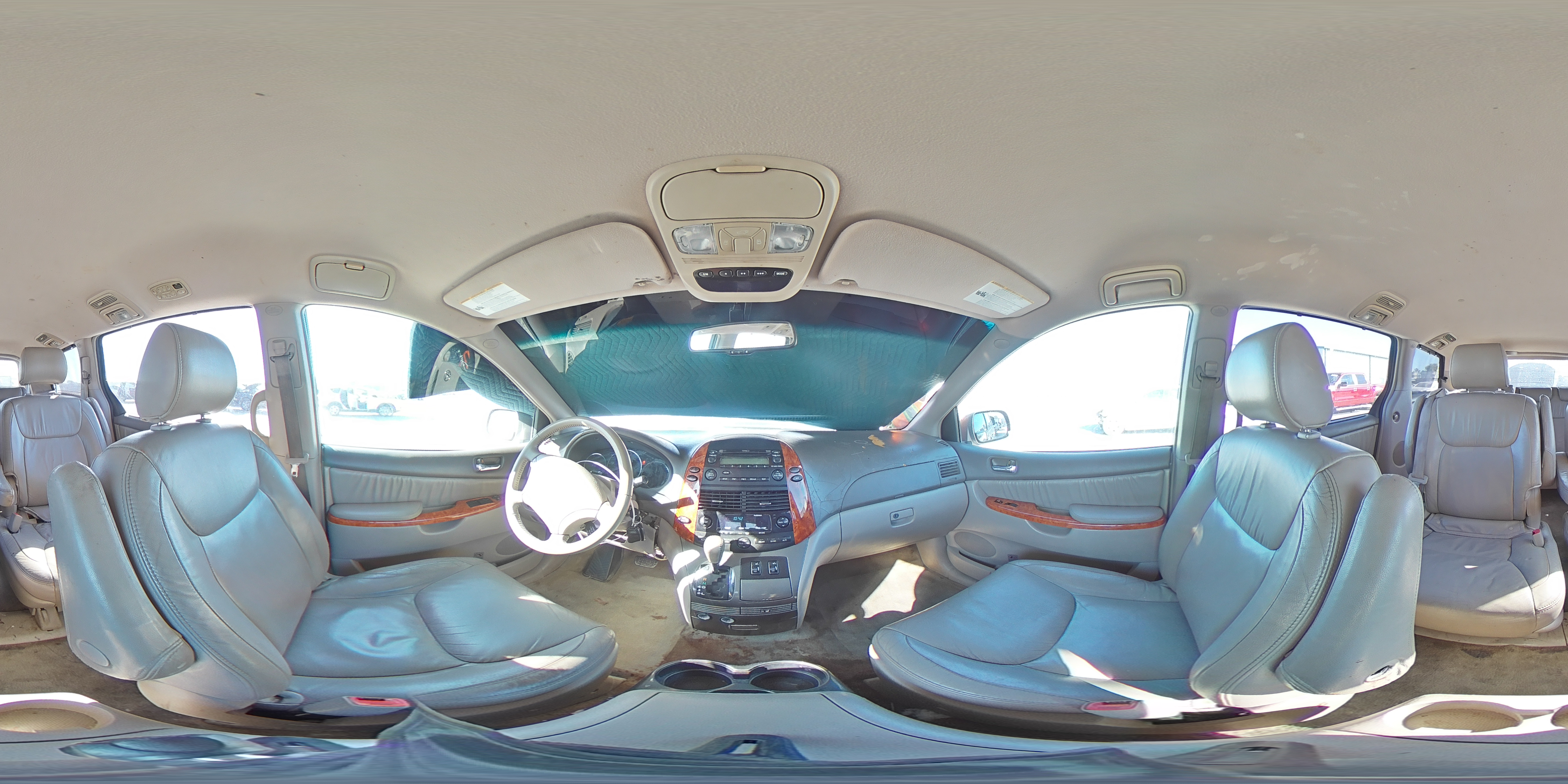 2008 Toyota Sienna VIN 5TDZK22C48S104276 Copart auction photo, front end / side damage thumbnail 13