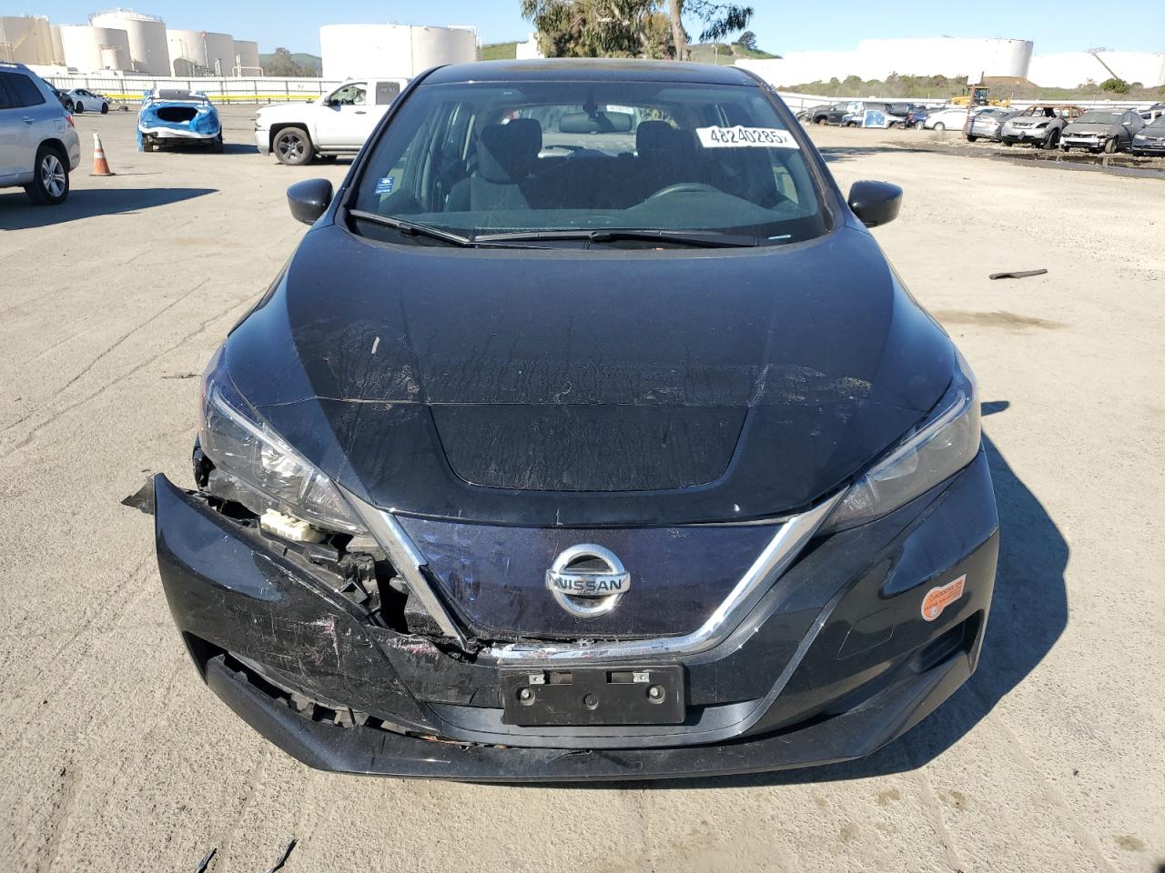 2019 Nissan Leaf VIN 1N4AZ1CP5KC321239 Copart auction photo, rear end / front end damage thumbnail 5