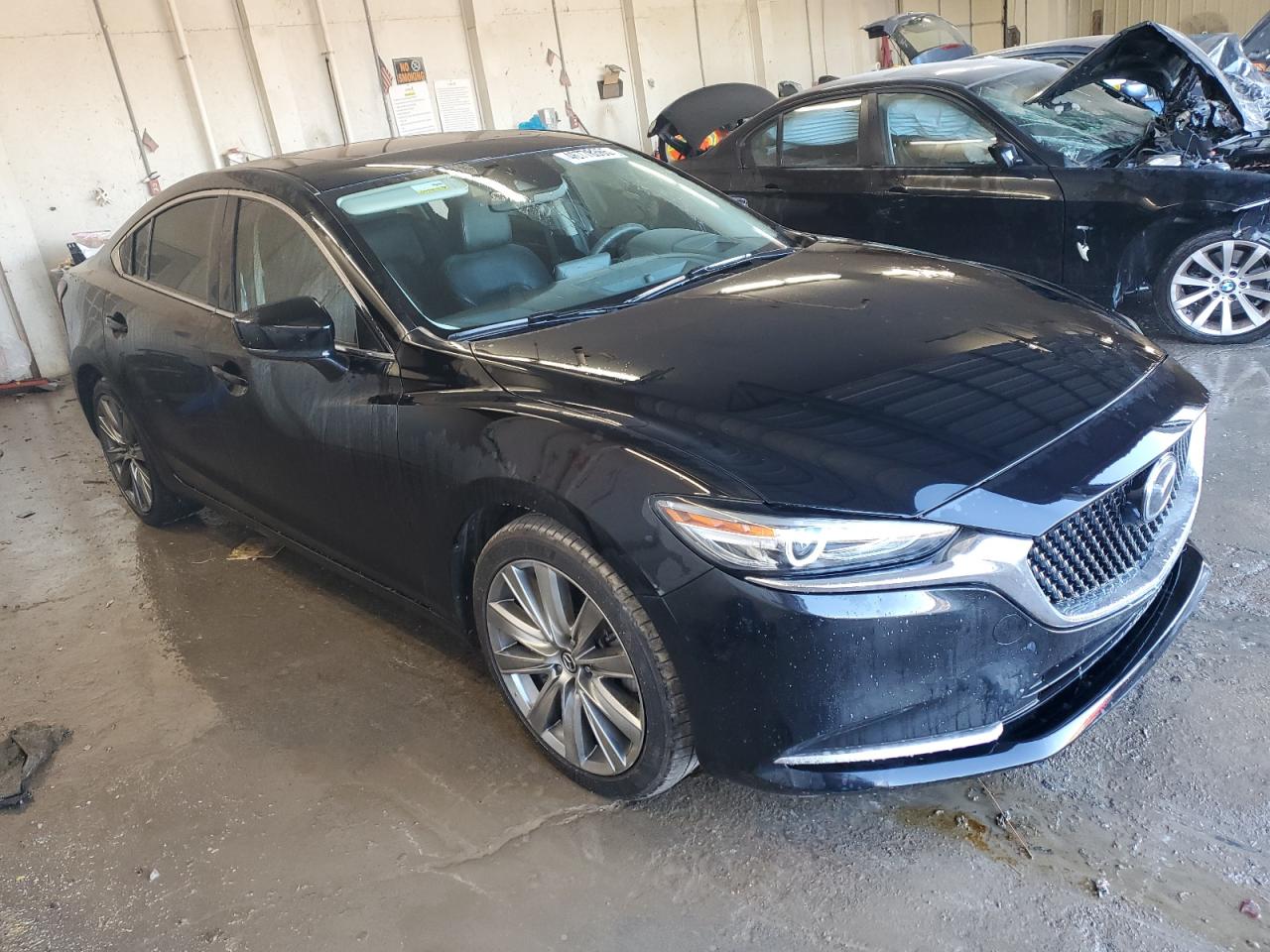 2021 Mazda 6 VIN JM1GL1WY9M1605756 Copart auction photo, side / rear end damage thumbnail 4