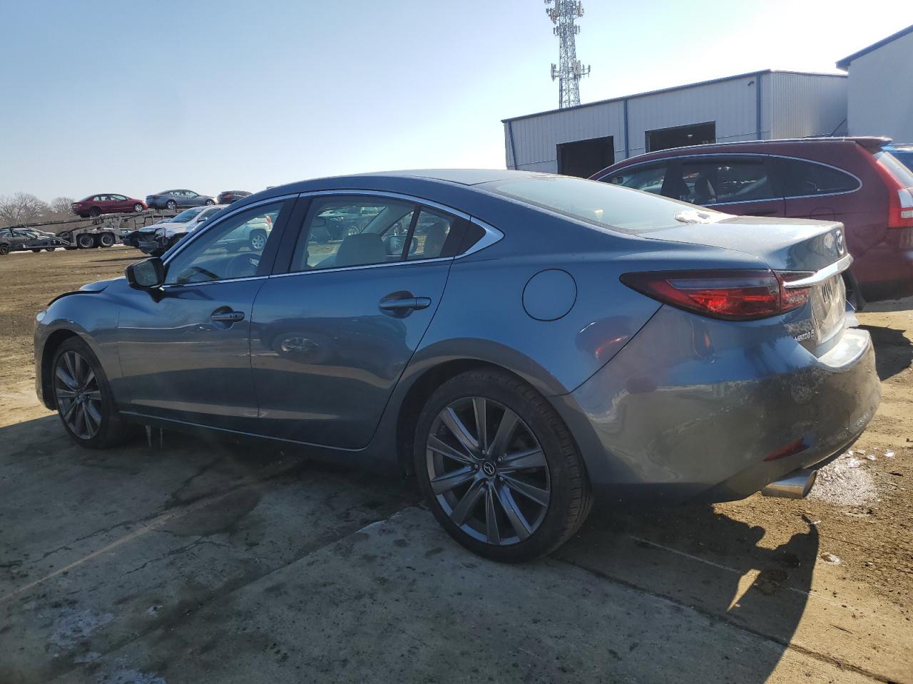 2018 Mazda 6 VIN JM1GL1VM0J1301452 Copart auction photo, rear end / front end damage thumbnail 2