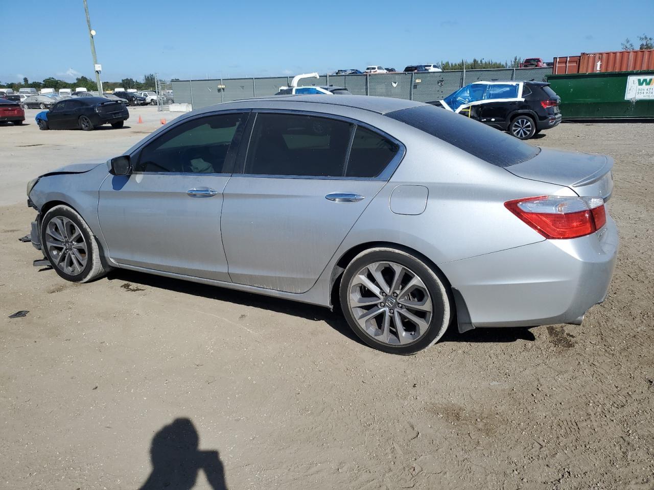 2014 Honda Accord VIN 1HGCR2F53EA281490 Copart auction photo, front end damage thumbnail 2