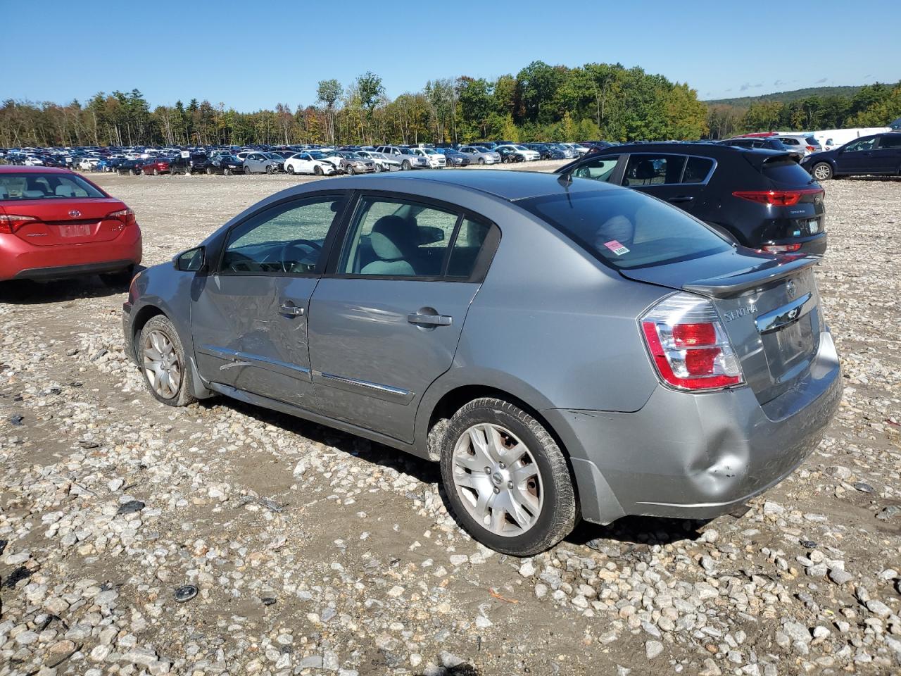 2011 Nissan Sentra VIN 3N1AB6AP4BL680216 Copart auction photo, side / front end damage thumbnail 2