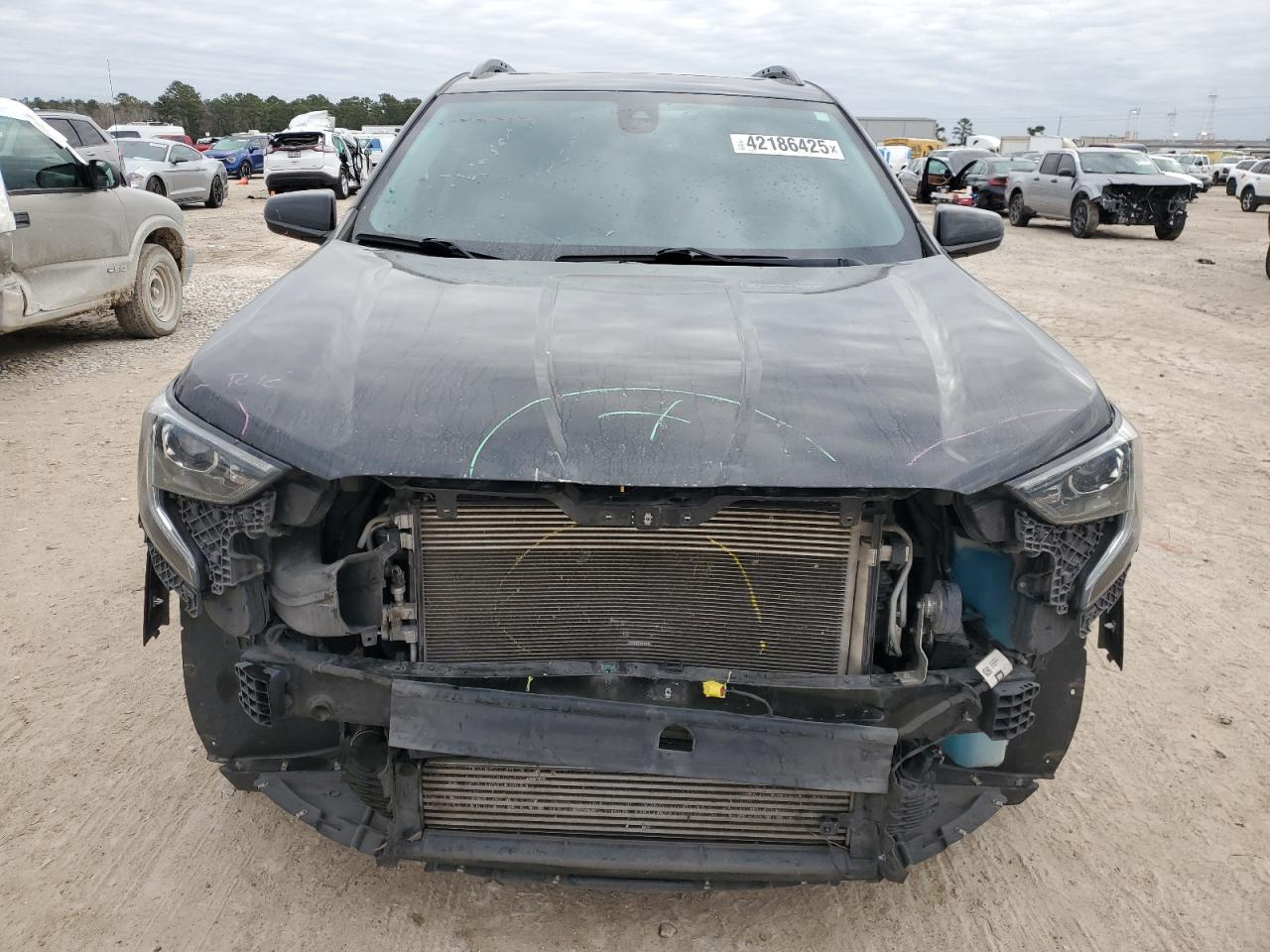 2019 GMC Terrain VIN 3GKALPEV6KL180636 Copart auction photo, front end / rear end damage thumbnail 5