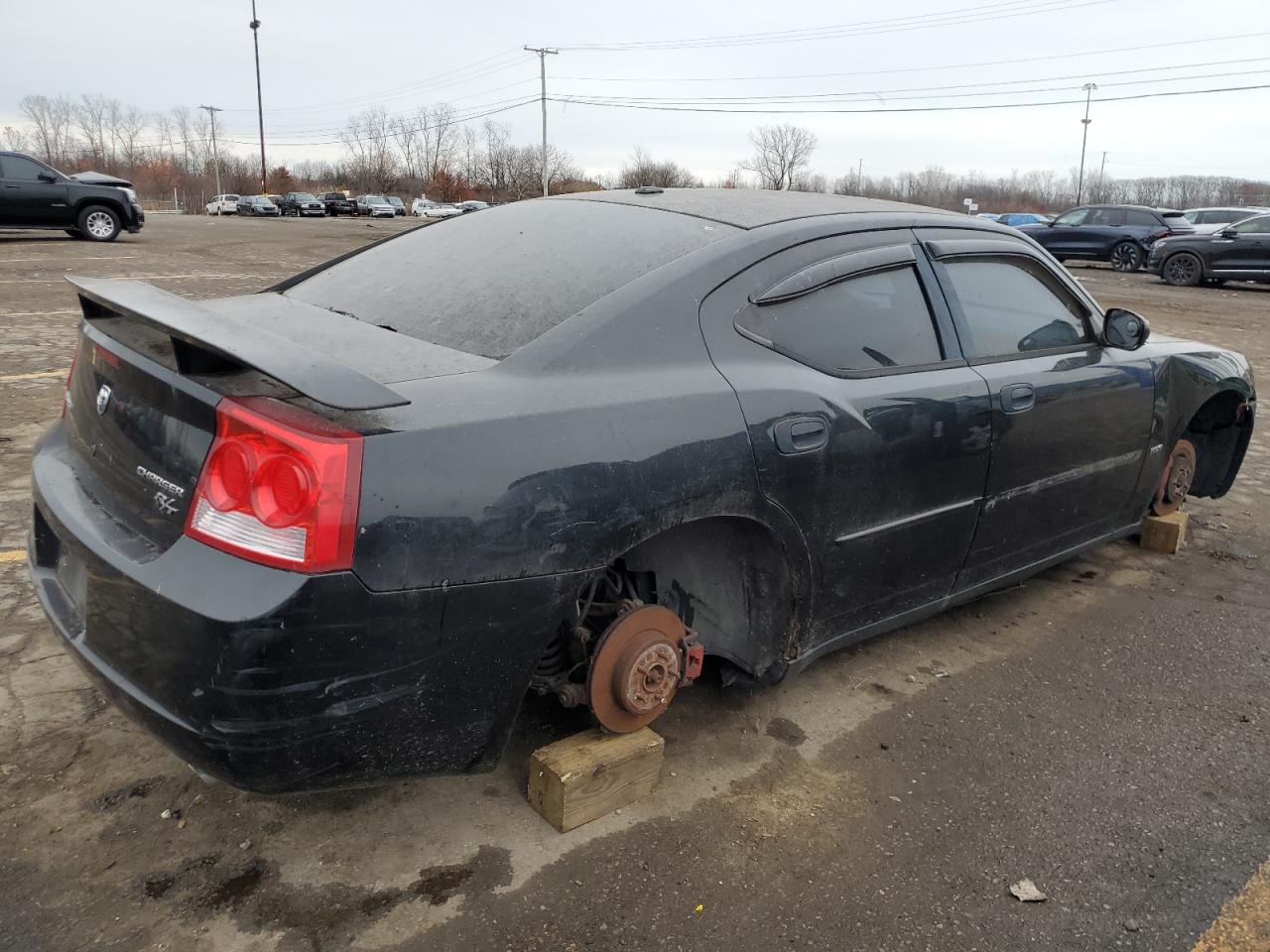 2009 Dodge Charger VIN 2B3KA53T19H581527 Copart auction photo, stripped damage thumbnail 3