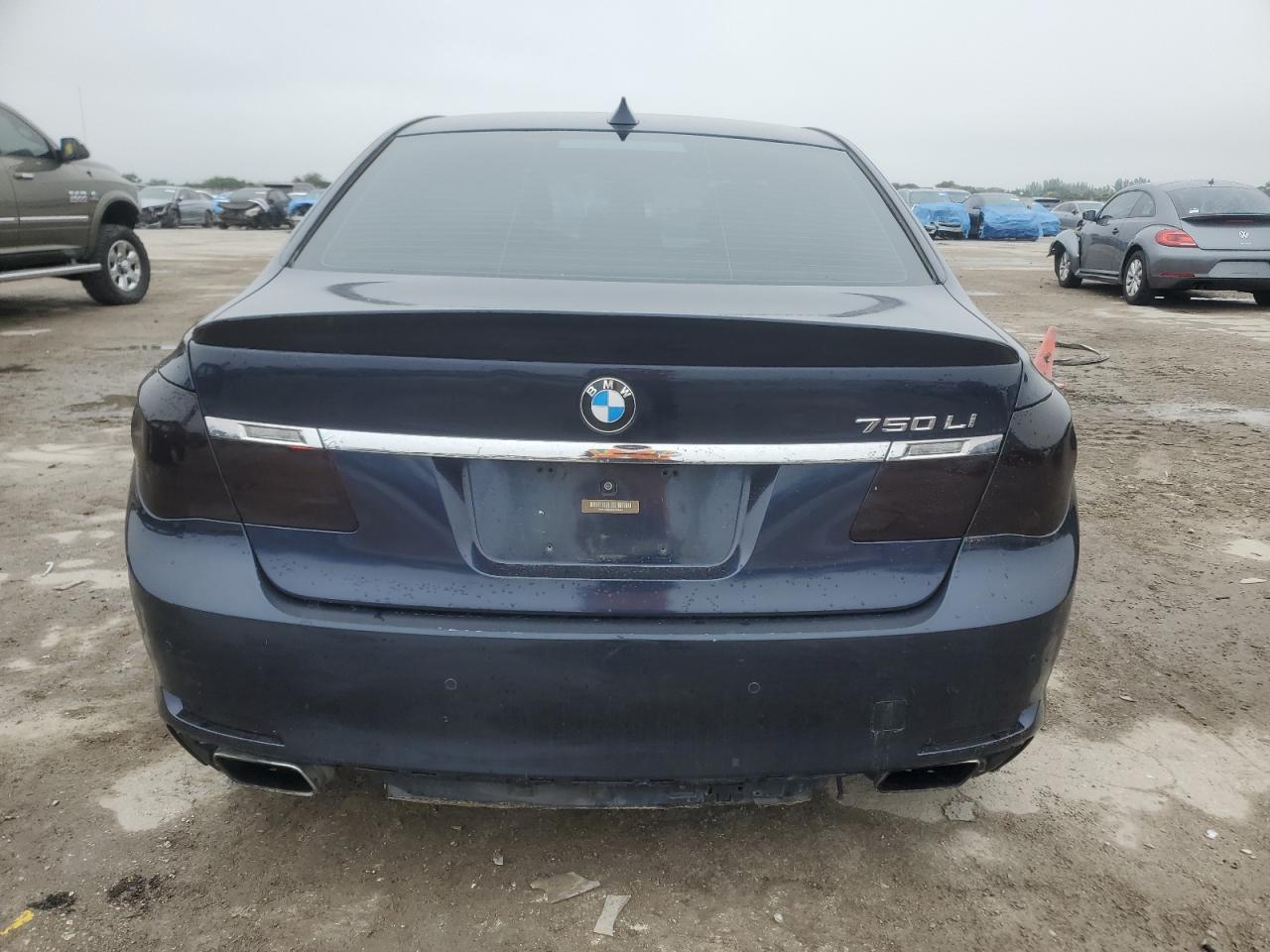 2012 BMW 7er VIN WBAKB8C55CC964442 Copart auction photo, water/flood damage thumbnail 6
