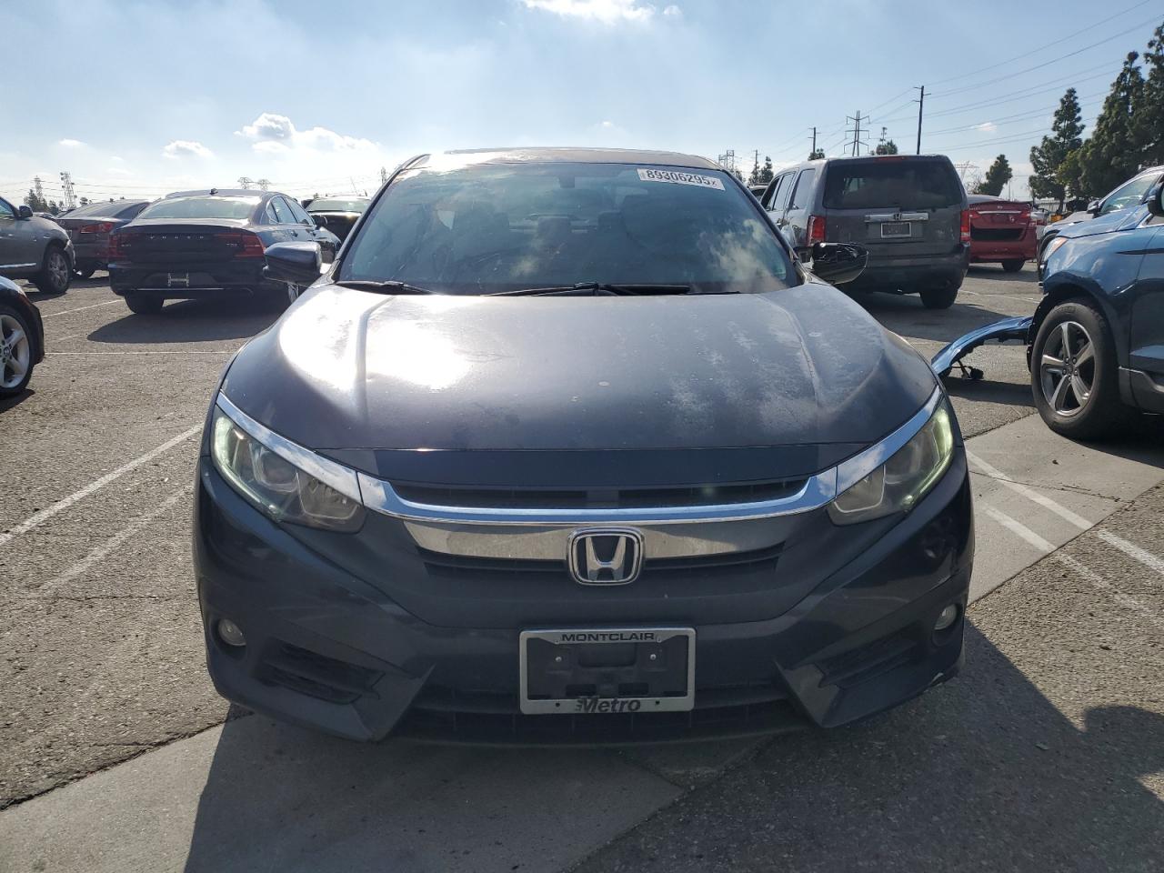 2017 Honda Civic VIN 2HGFC1F37HH636562 Copart auction photo, rear end / undercarriage damage thumbnail 5