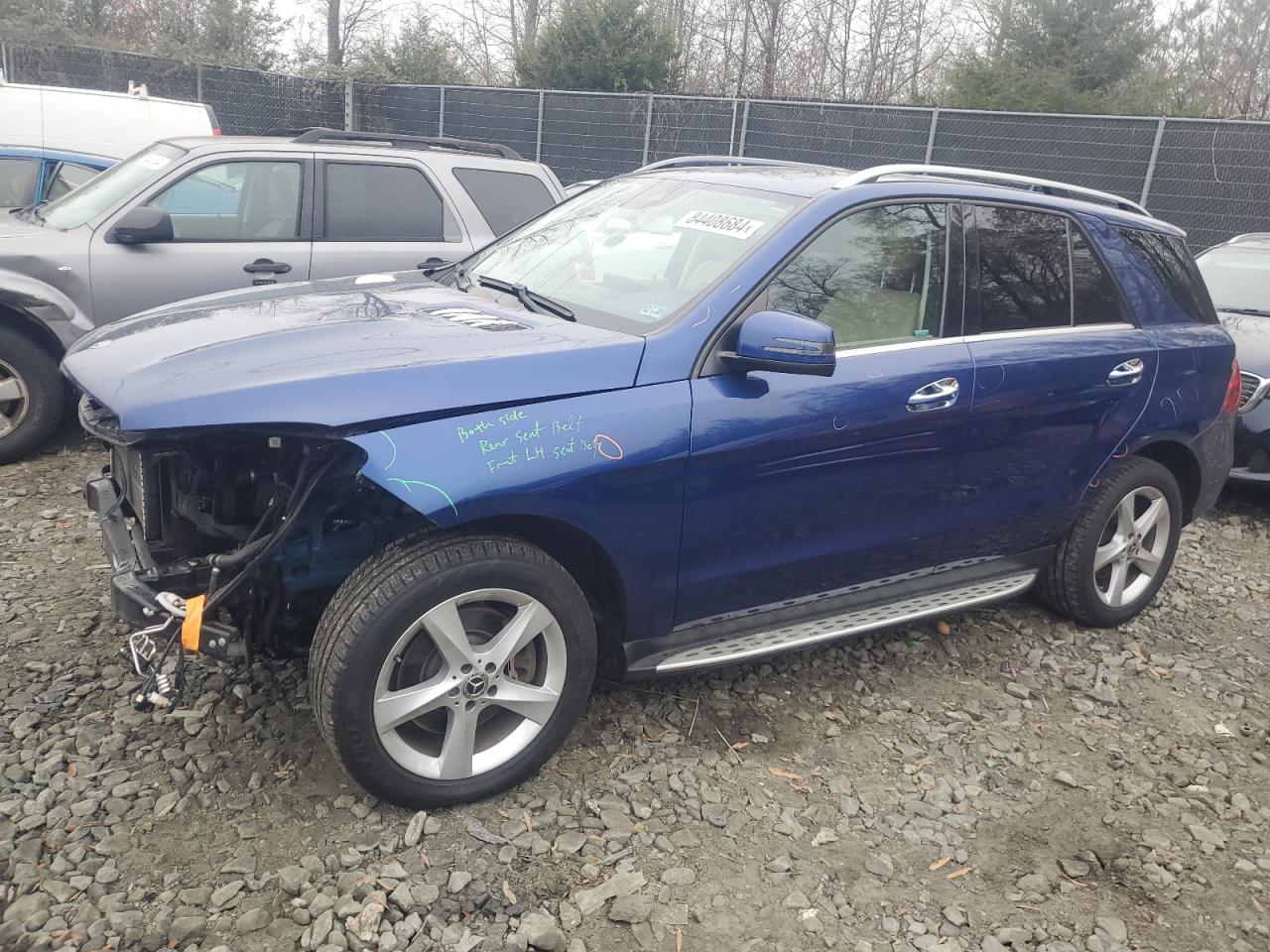 2019 Mercedes-Benz GLE VIN 4JGDA5GBXKB205962