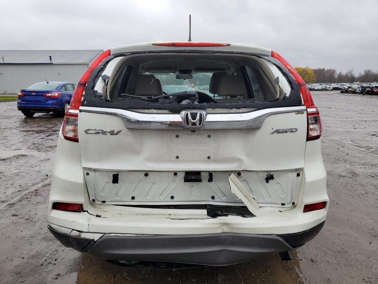 2016 Honda CR-V VIN 5J6RM4H4XGL109367 Copart auction photo, rear end damage thumbnail 6