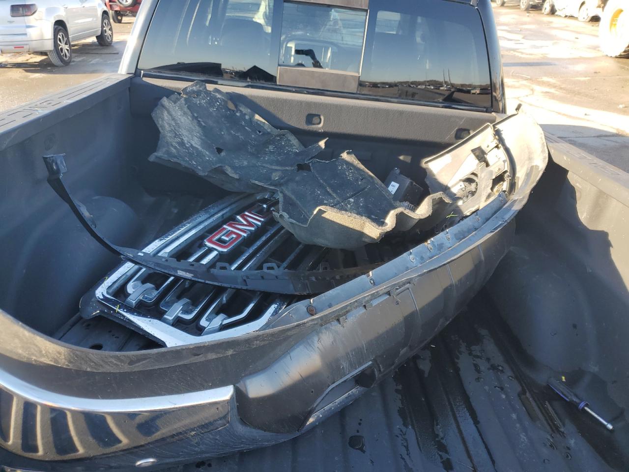 2018 GMC Sierra VIN 3GTU2NEC9JG577618 Copart auction photo, all over / undercarriage damage thumbnail 12