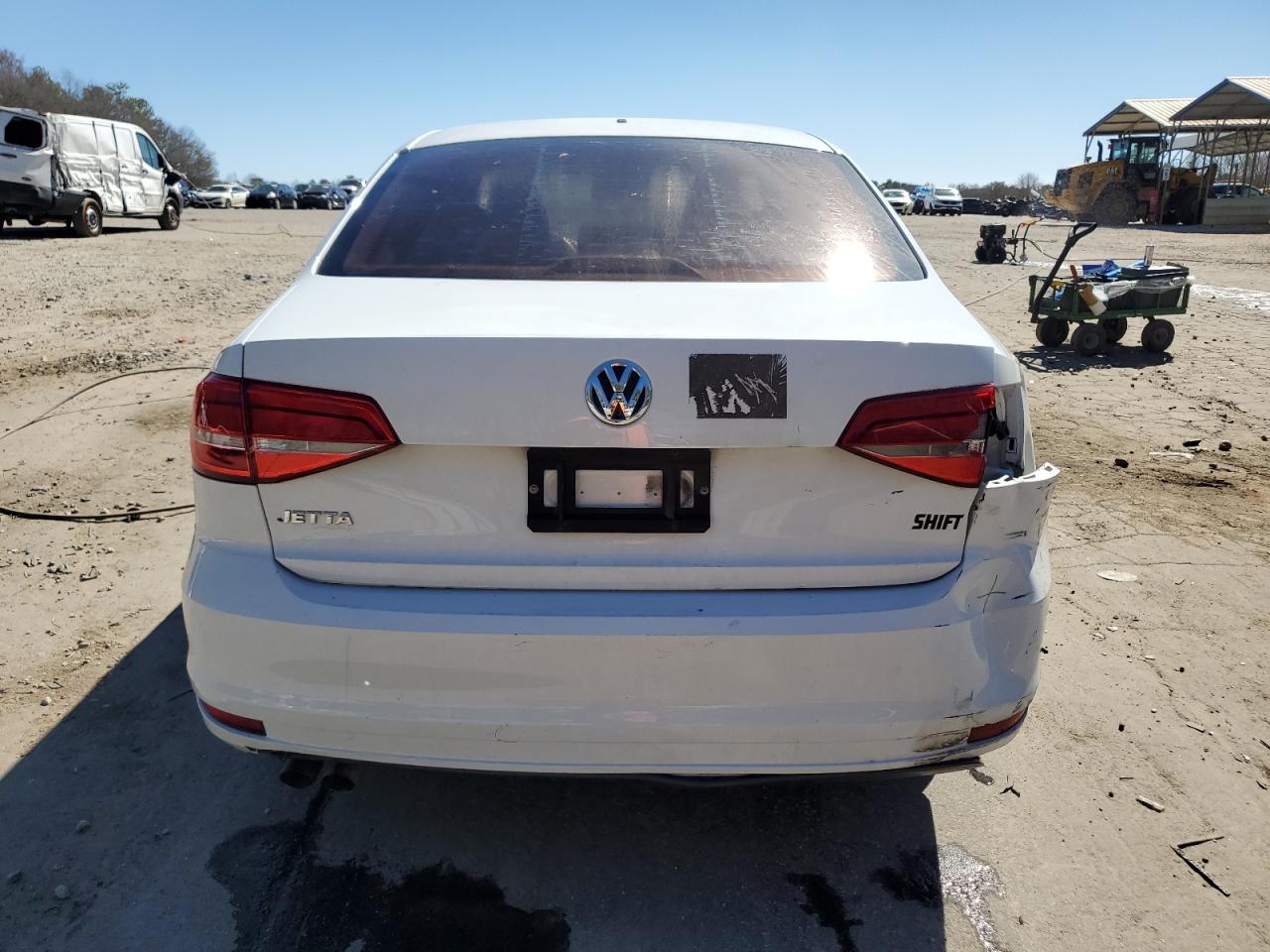 2015 Volkswagen Jetta VIN 3VW2K7AJ9FM427165 Copart auction photo, front end / rear end damage thumbnail 6