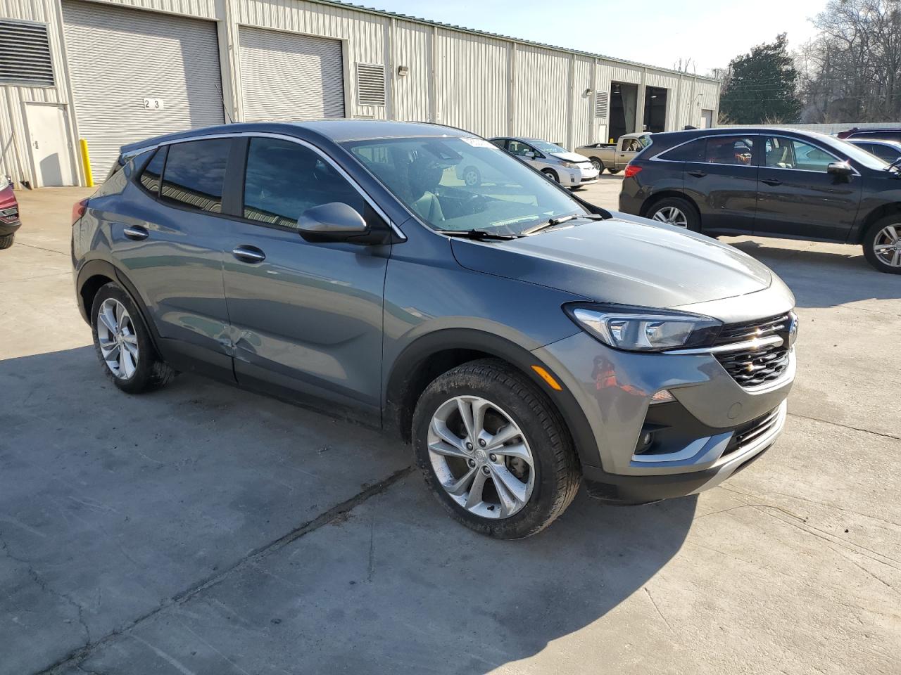 2021 Buick Encore VIN KL4MMBS21MB053763 Copart auction photo, all over damage thumbnail 4