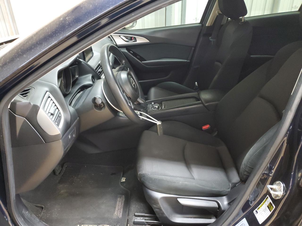 2017 Mazda 3 VIN JM1BN1K73H1102022 Copart auction photo, front end damage thumbnail 7