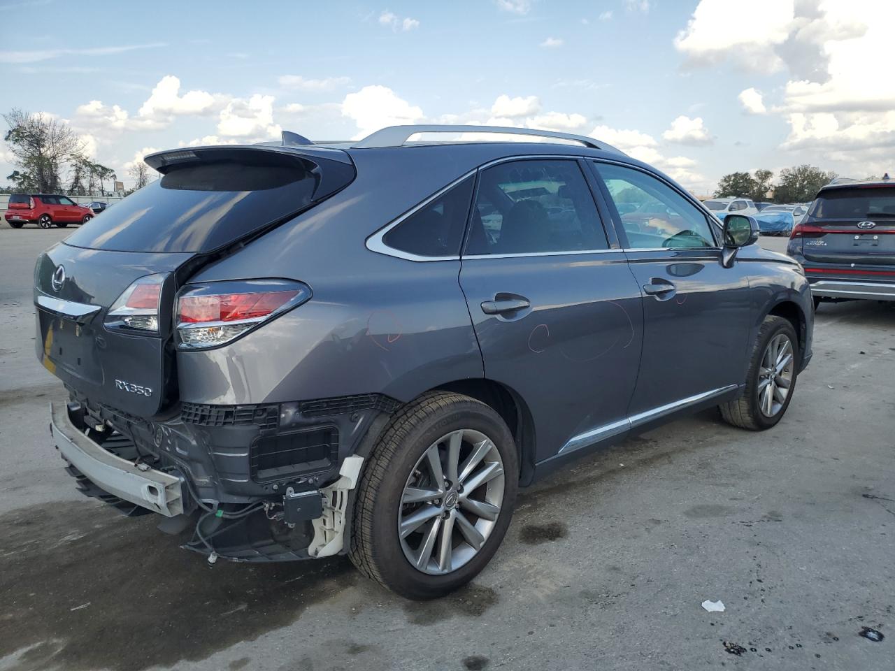 2015 Lexus RX VIN 2T2ZK1BA8FC149733 Copart auction photo, front end / rear end damage thumbnail 3