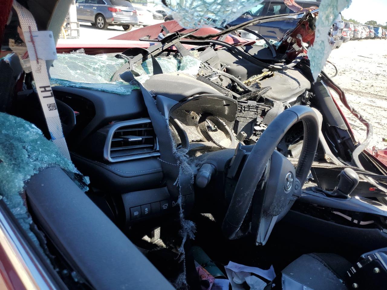 2021 Toyota Camry VIN 4T1G11AK8MU488447 Copart auction photo, all over / front end damage thumbnail 9